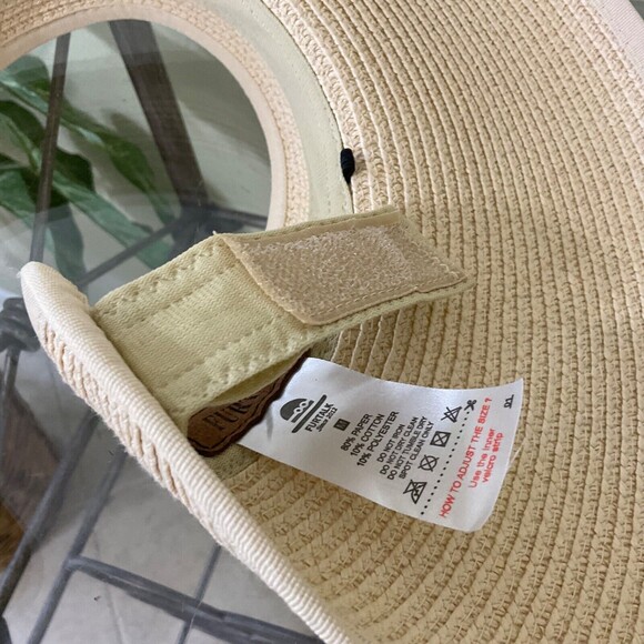 Furtalk Wrap Around Sun Visor Hat - Straw Adjustable Roll Up Packable - Size adj - Picture 7 of 8